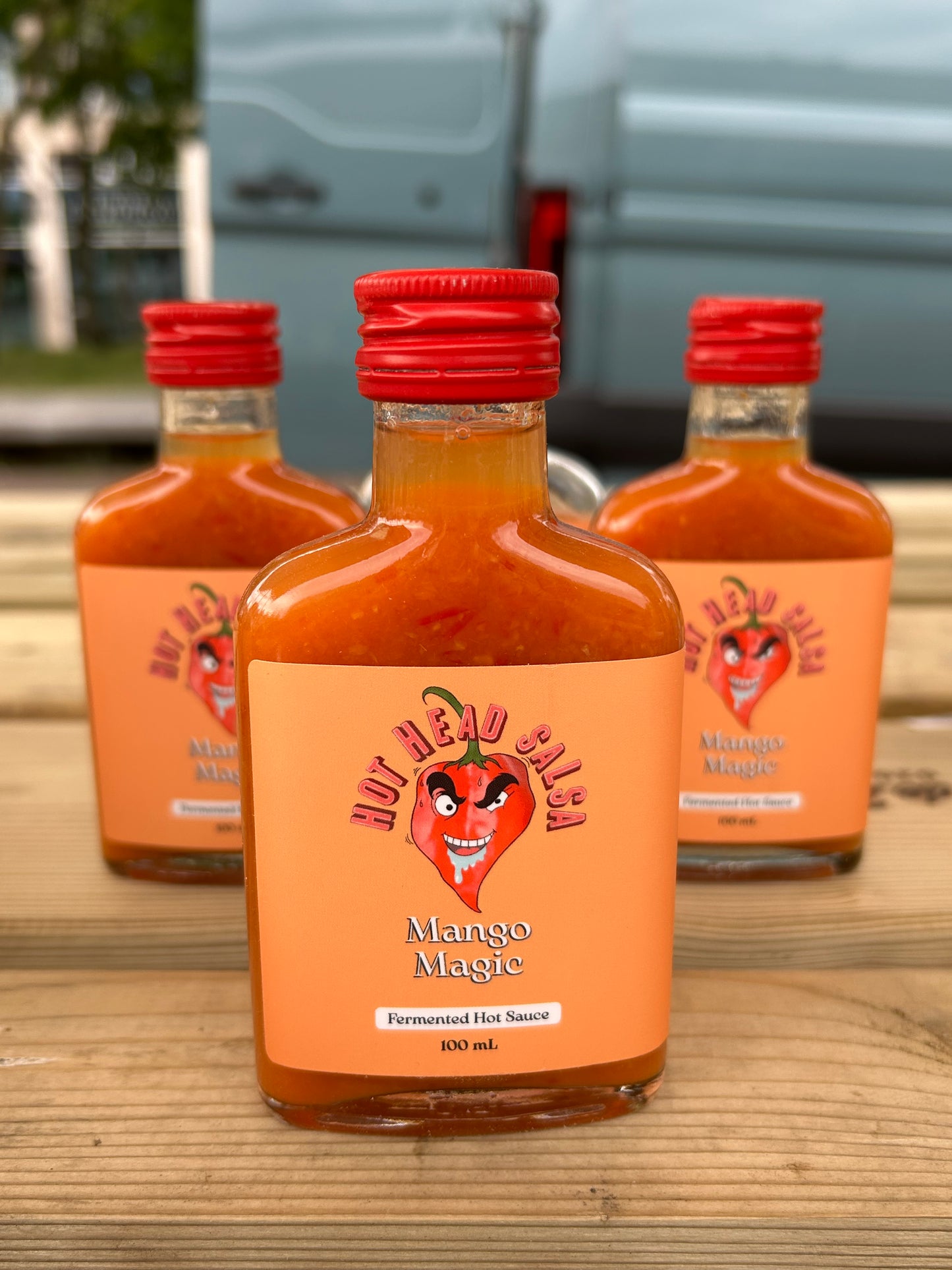 Hot Head Salsa Mango Magic - Habanero & Mango Fermented Hot Sauce - 100 mL