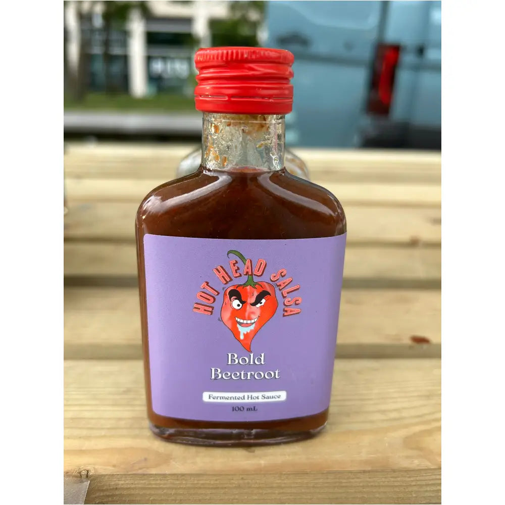 Hot Head Salsa Bold Beetroot - Chipotle & Beetroot Fermented Hot Sauce - 100 mL