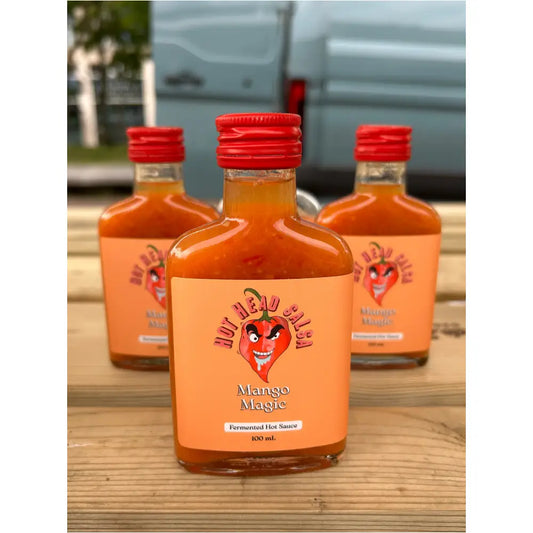 Hot Head Salsa Mango Magic - Habanero & Mango Fermented Hot Sauce - 100 mL