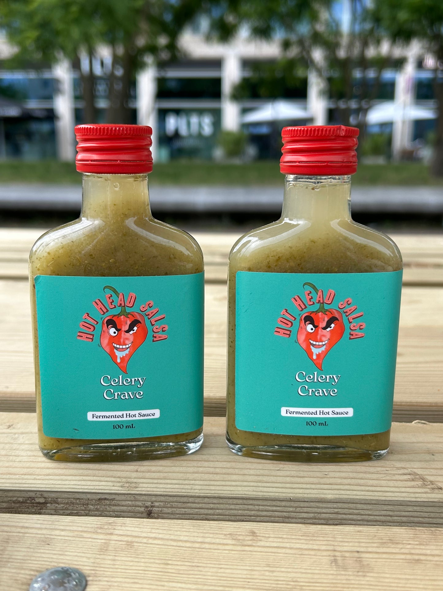 Hot Head Salsa Celery Crave - Serrano Pepper & Celery Fermented Hot Sauce - 100 mL