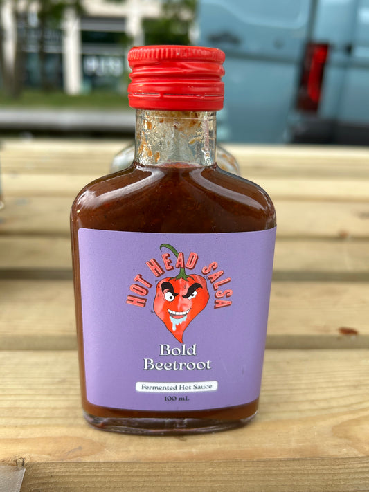 Hot Head Salsa Bold Beetroot - Chipotle & Beetroot Fermented Hot Sauce - 100 mL